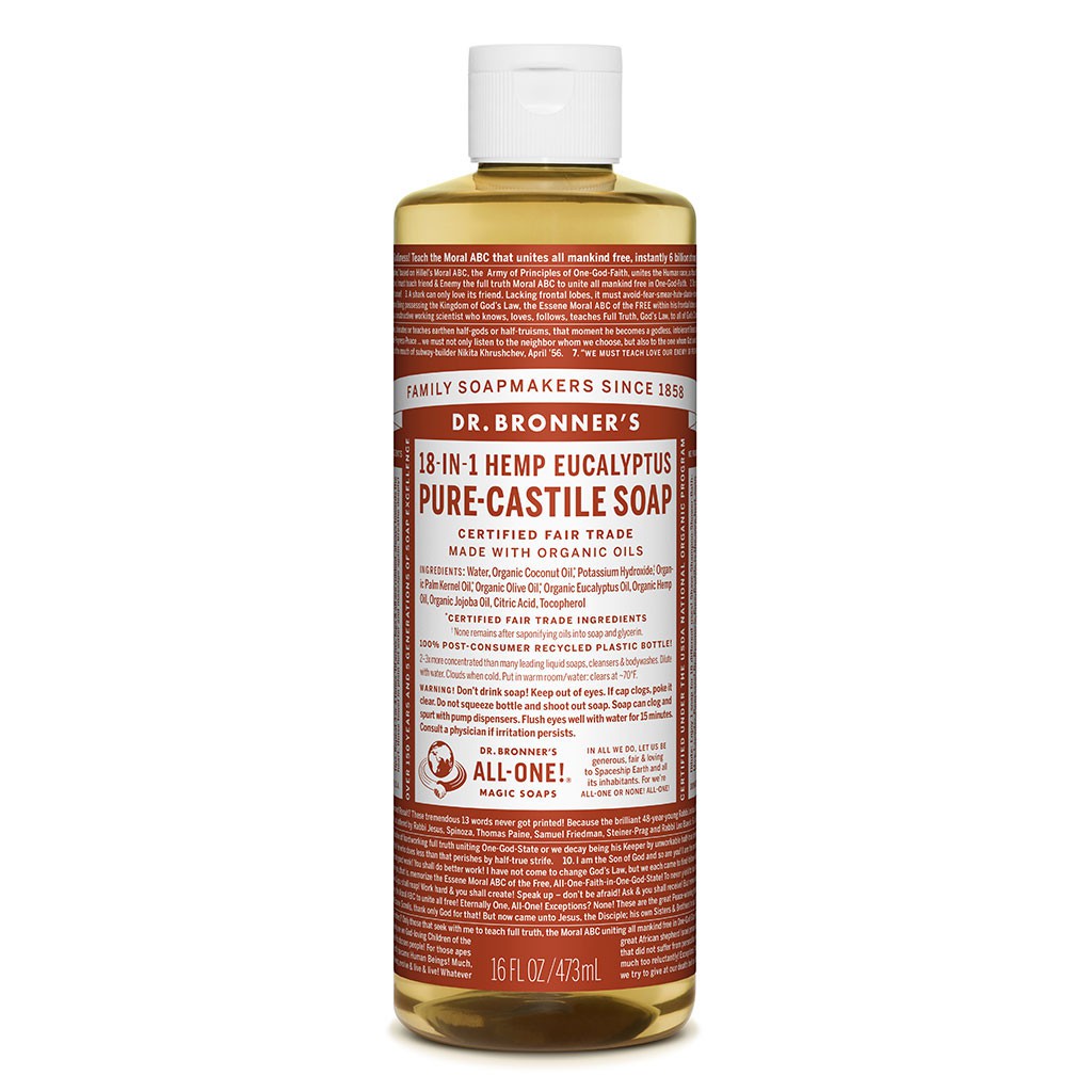 Dr Bronner's Organic Eucalyptus Castile Liquid Soap - 473 Ml