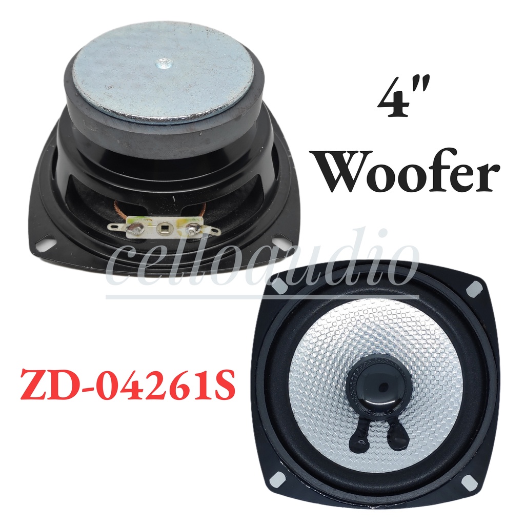 Speaker Woofer 4 Inch ZD-04261S Woofer 4" 140 Watt