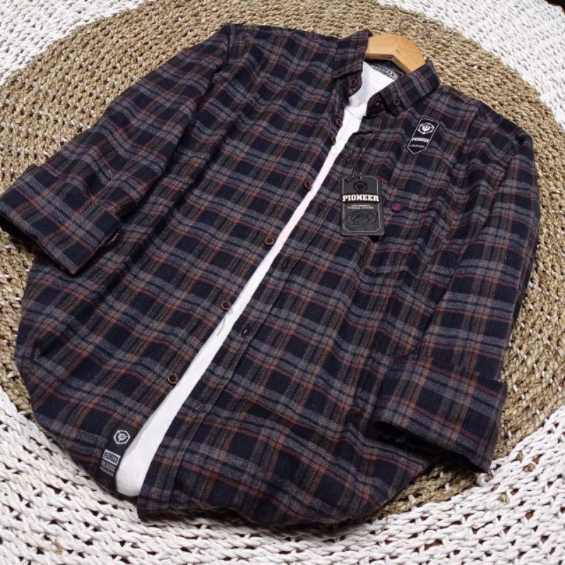 kemeja flanel lengan panjang pria - flanel import lengan panjang - krmeja flanel distro terbaru murah