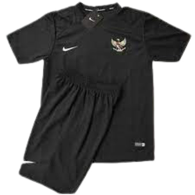 Satu Set Jersey Timnas Setelan Olahraga Baju dan Celana Sepak Bola Futsal Lari Olahraga Logo Garuda