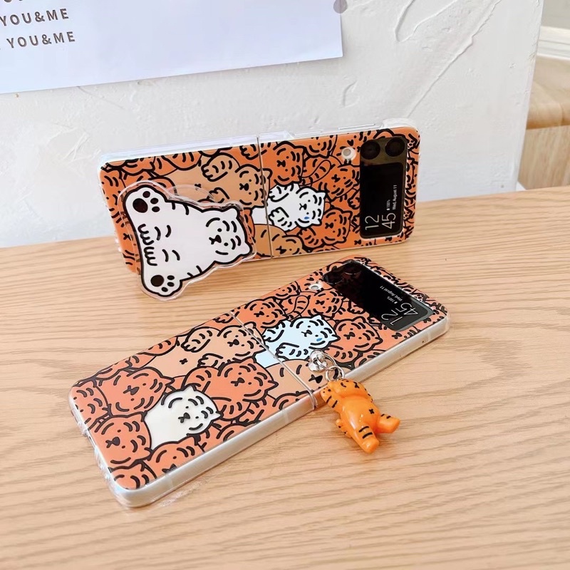 Korean Case Samsung Z Flip 3 Zflip3 Zflip Zfold3 Fold 3 Fold3 [SUPER CUTE]