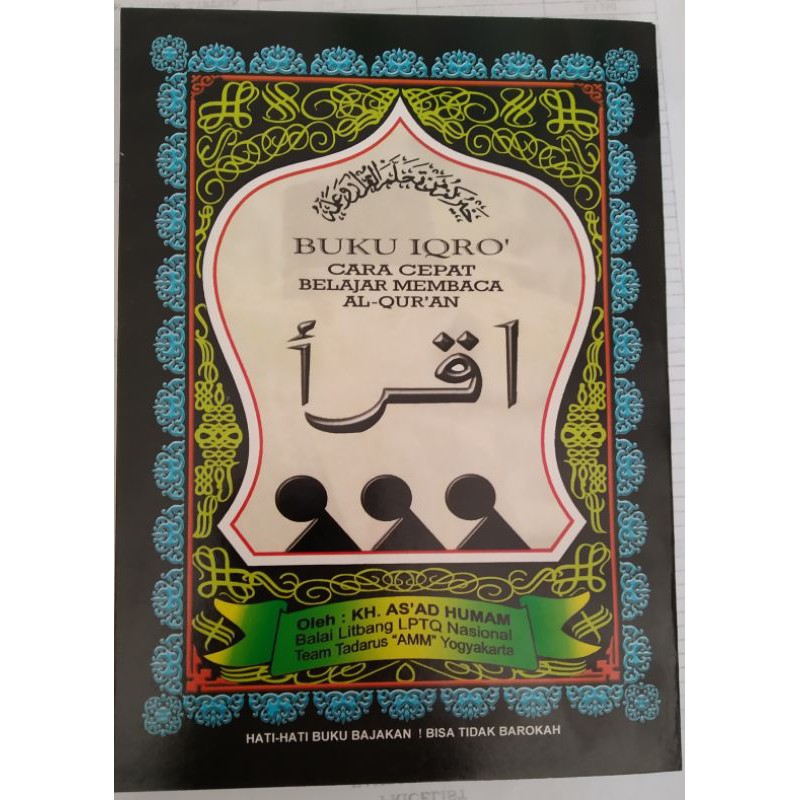 Grosir - IQRO' BESAR 1-6 IKROK IQROK IKRO' IQRO