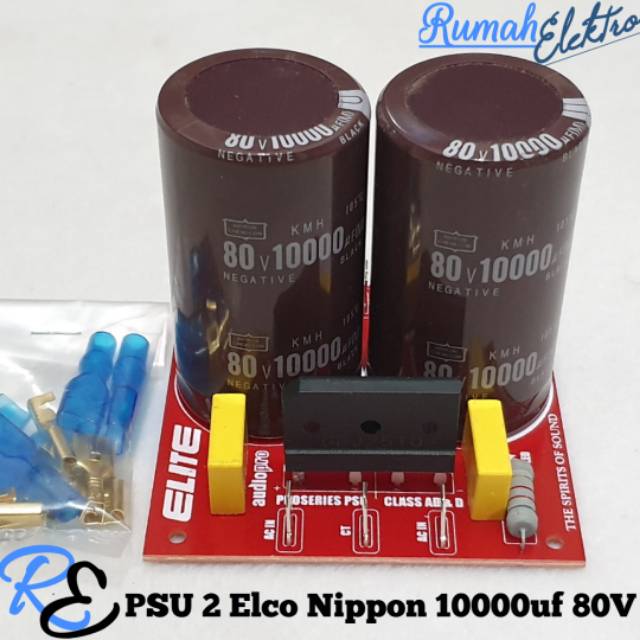 Kit PSU 2 Elco NIPPON 10000uf 80V