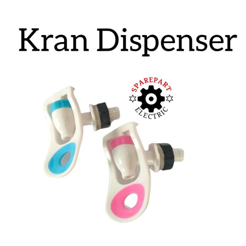 KRAN AIR DISPENSER GALON MODEL OVAL DORONG - MERAH / BIRU MURAH