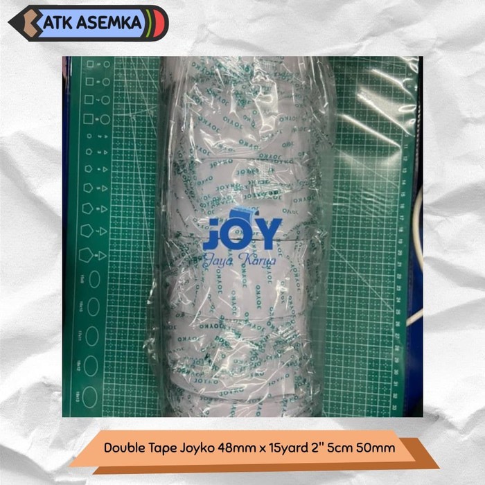 

Double Tape Joyko 48mm x 15yard 2" 5cm 50mm Atk