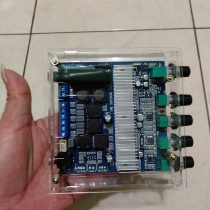 BOX AMPLI TPA3116 2.1 ACRILYC BENING TPA3116D2