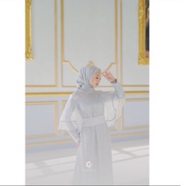 Nara dress by cowshop warna abu muda