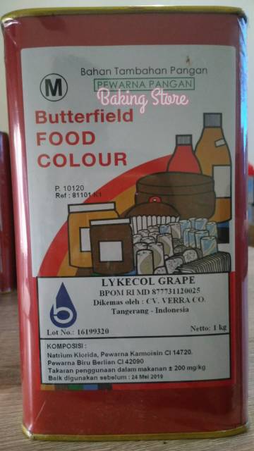 Sepuhan Bubuk - Pewarna Makanan Butterfield 1kg