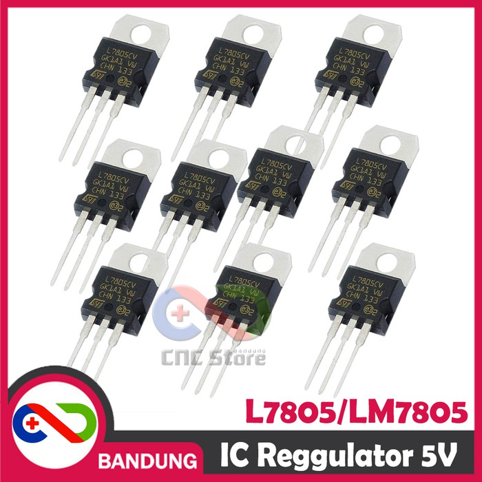 L7805CV L7805 7805 TO-220 POSITIVE VOLTAGE REGULATOR 5V