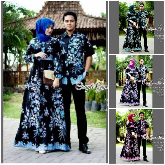 BATIK COUPLE MODERN SARIMBIT BATIK COUPLE GAMIS BATIK COUPEL COPLE COPEL PASANGAN MAURA COUPLE