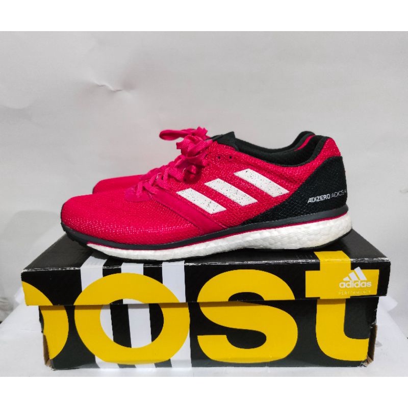 ORIGINAL ADIDAS ADIZERO ADIOS 4 SEPATU RUNNING SHOES