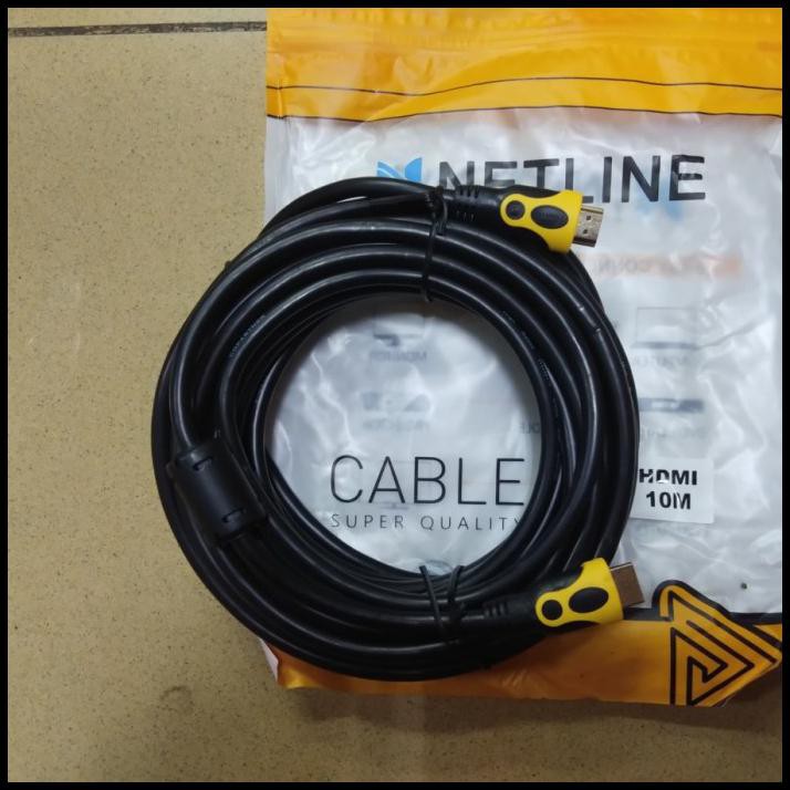 Hesaa_Store | Netline Kabel Hdmi 10Meter Gold Plated