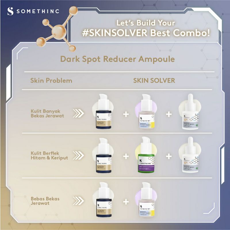 SOMETHINC Dark Spot Reducer Ampoule - 2× Power Samarkan Bekas Jerawat