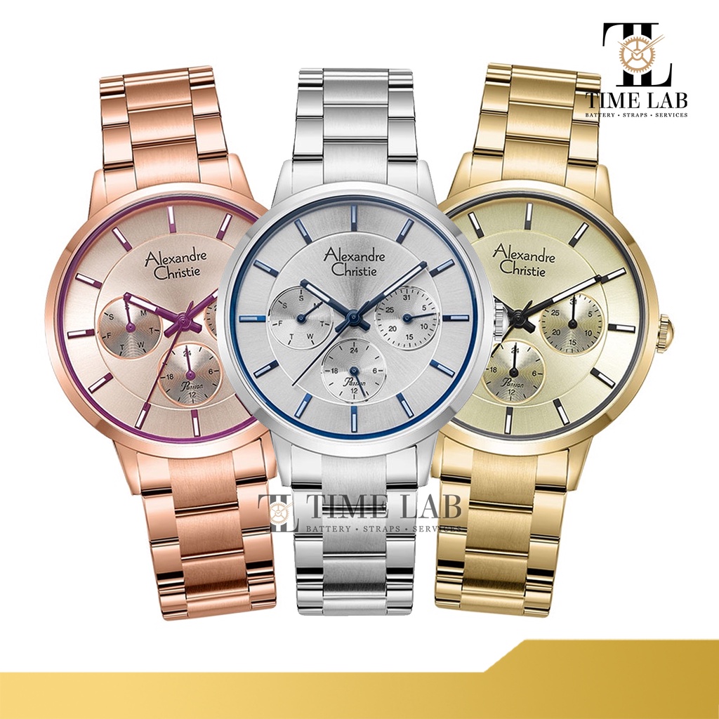 JAM TANGAN ALEXANDRE CHRISTIE ORIGINAL BERGARANSI AC2927 BF / AC 2927 WANITA STAINLESS STEEL