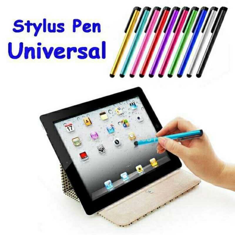 Stylus Aluminium untuk Smartphone &amp; Tablet - B70 - Black