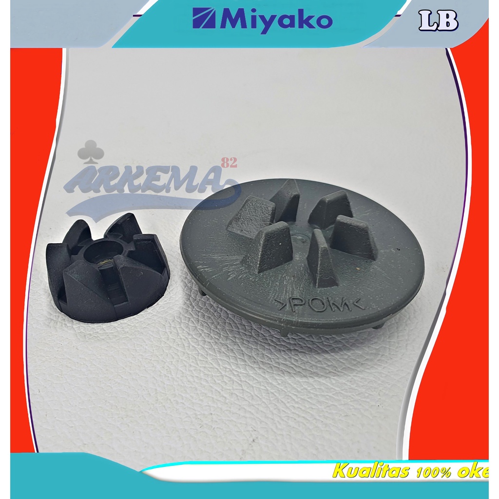 PAKET KONEKTOR 1 SET LUBANG BESAR ATAS DAN BAWAH | GIGI KARET BLENDER CONECTOR MIYAKO / NASIONAL