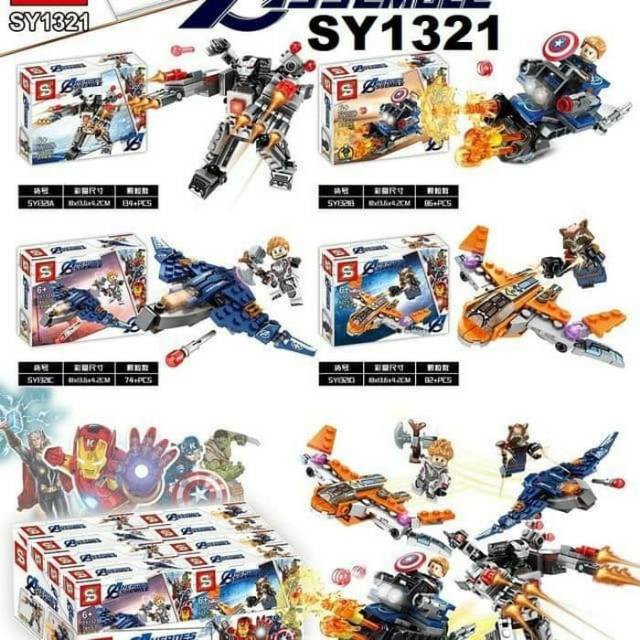WT-3057 Brick SY 1321 Lego Avengers End Game Minifigure Hero Marvel SY1321
