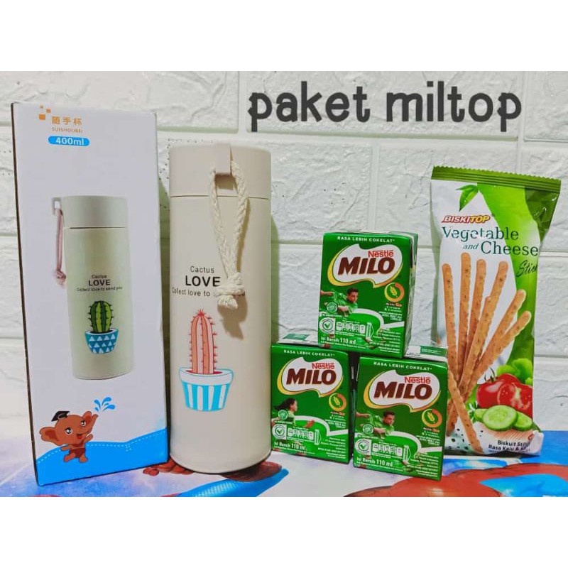 

Paket Miltop ( Milo + Biskitop)