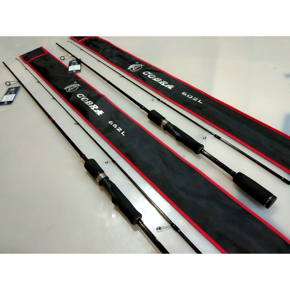 Joran Pancing Spinning  602 UL dan 602 L Orca Cobra 180