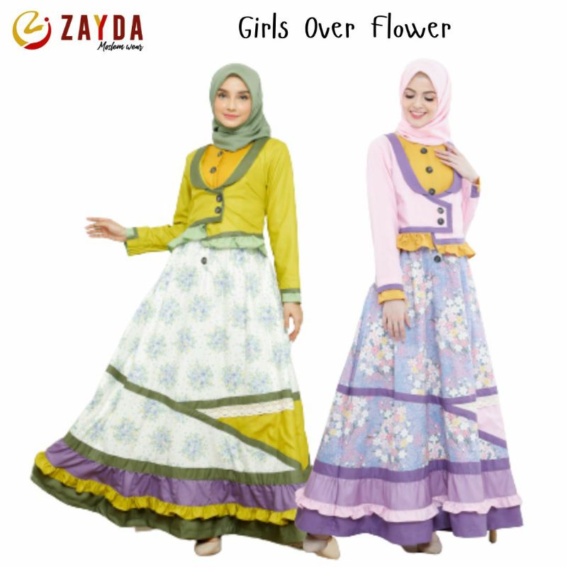 COD/Gamis Zayda Terbaru 2022/Gamis Muslimah/Gamis Pesta/zayda promo