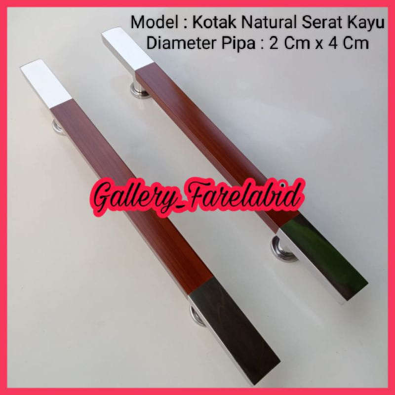 1 Meter Handle Pintu Rumah Stainless Steel Kotak Gagang Pintu Rumah Modern 100 Cm Pegangan Pintu Kupu Tarung 80 Cm Tarikan Pintu Rumah Utama Minimalis