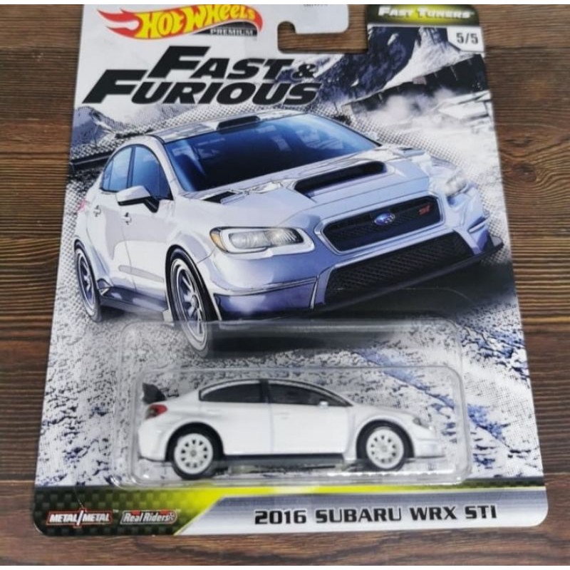 Hot Wheels Fast Tuners 2016 Subaru WRX STI Putih Fast and Furious Series HW Hotwheels Mobil mainan