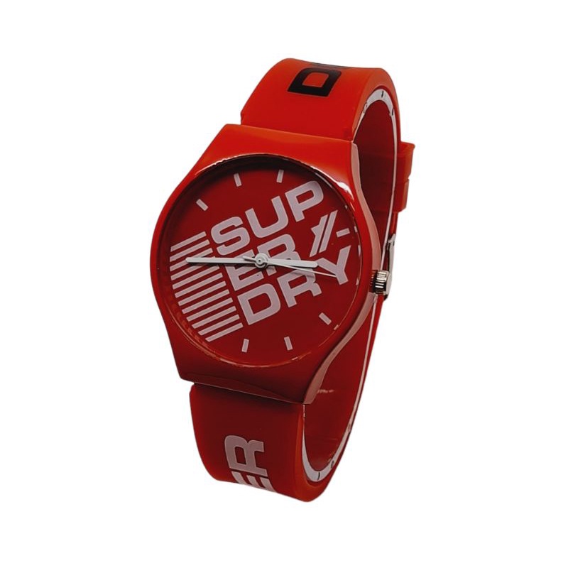 Jam tangan wanita karet superdry fashion
