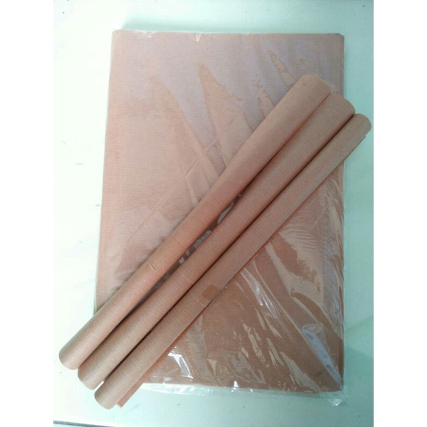 Sampul Buku Kertas Coklat Boxy