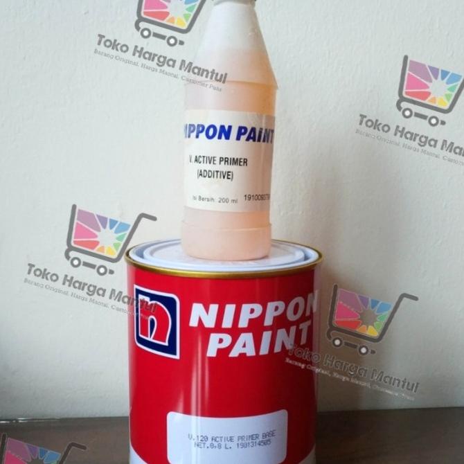 Cat Nippon Vinilex 120 Active Primer 1L set / cat dasar besi galvanis Termurah