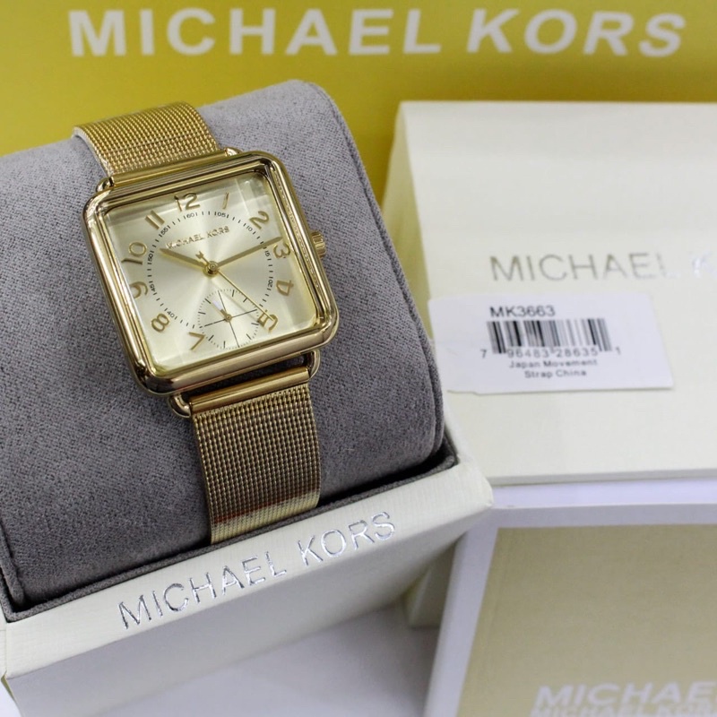 [Free Box Ori] Jam Tangan Michael Kors Wanita MK-3663 Original Bm
