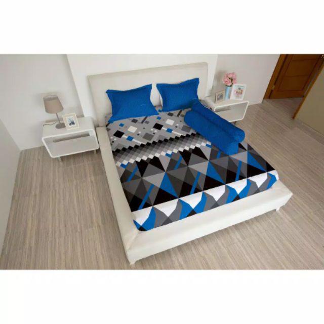 Lady Rose Sprei King (180x200) Dengan 2 Bantal - Monstera