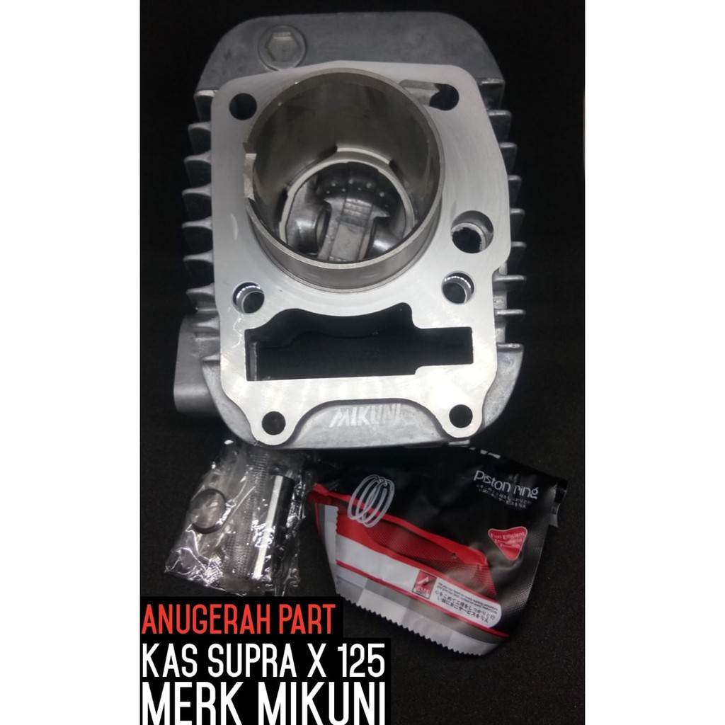Kas Blok Piston Seher LENGKAP Honda Supra X 125 Karbu Karisma KPH