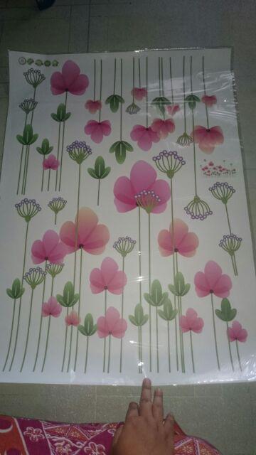 Reliza Wall Sticker Pohon Sakura Biru Tree Blue Flower Ay9026b Stiker Dinding