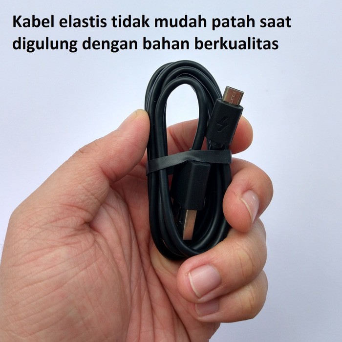 Kabel Data Charger Casan XiaoMi Fast Charging Micro USB Ada Logo Petir Xiao Mi Quick