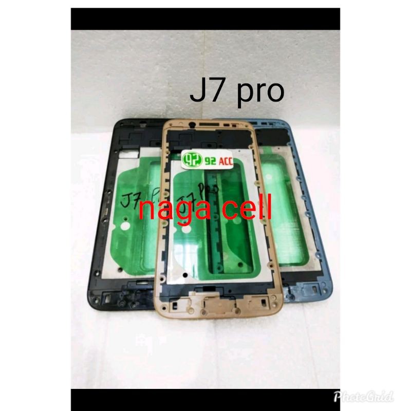 Frame Tulang Tengah Tatakan Lcd bezel Samsung Galaxy J7 Pro - J730 Original