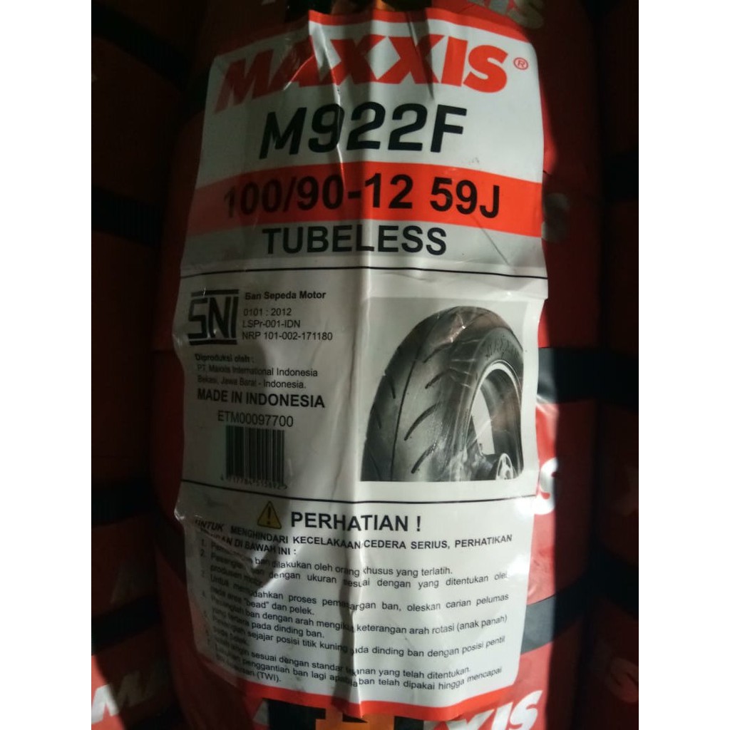 Ban Motor Maxxis M922F 100/90 Ring 12 Tubeless