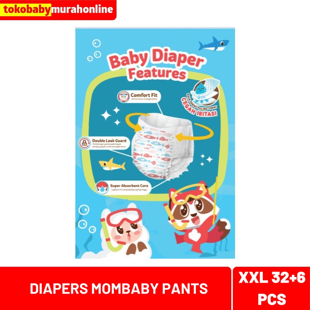 MOMBABY PANTS XXL32+6