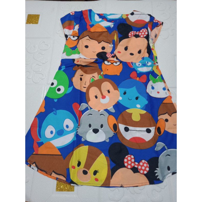 Piyama daster anak 0-4 tahun / daster piyama anak katun motif