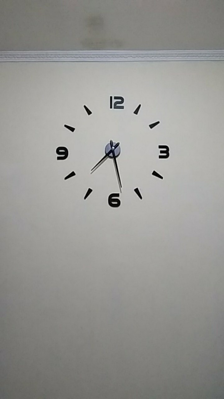 Jam Dinding Besar Diy Giant Wall Clock Quartz Creative Design 80-130cm - Diy-104