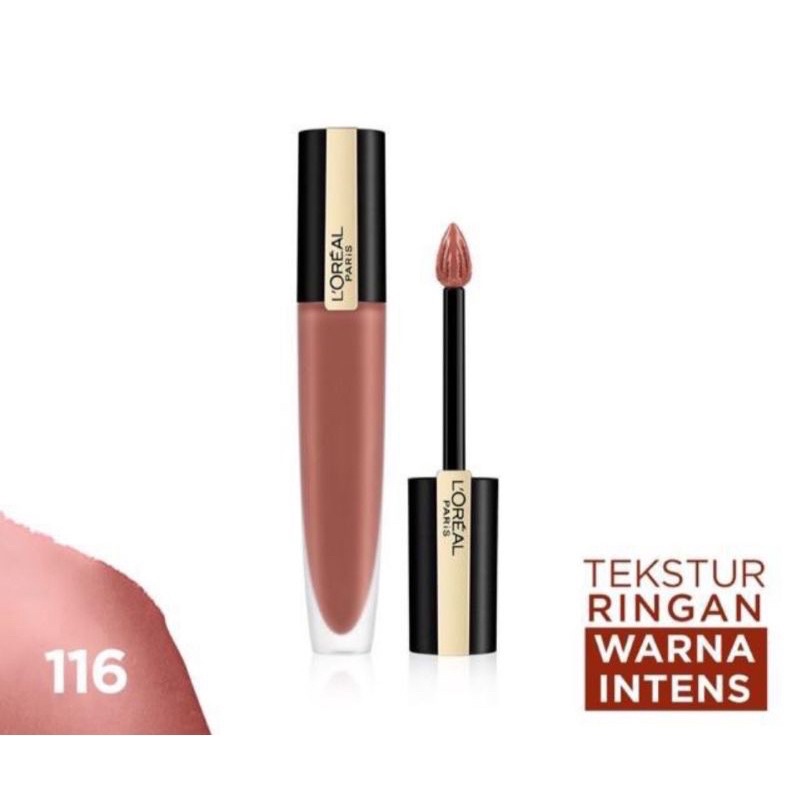 L'OREAL ROUGE SIGNATURE LIQUID MATTE LIPSTIK