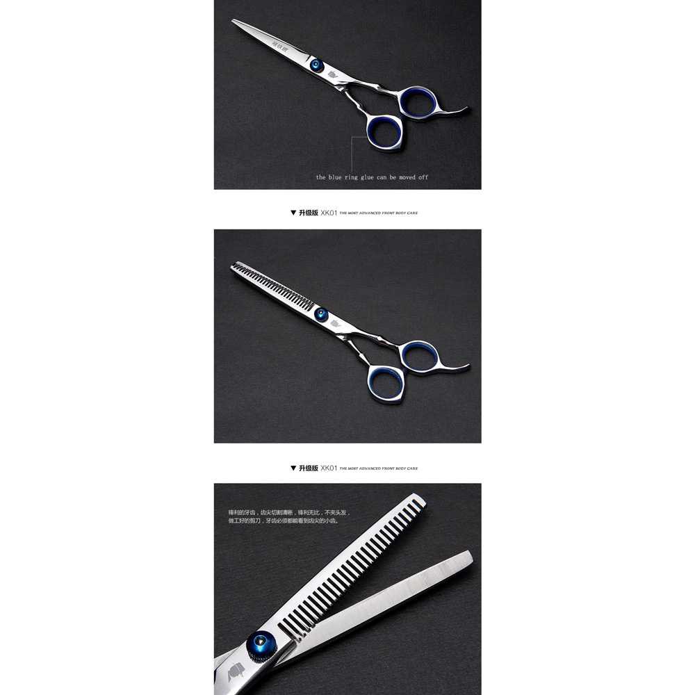 Set Gunting Rambut Salon Profesional Stainless Steel - BHT002