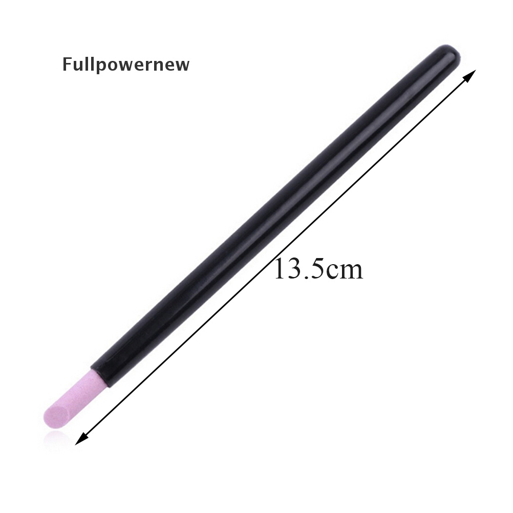 [FULL] nail pusher pens manicure alloy diamond body quartz head scrub stone cuticle