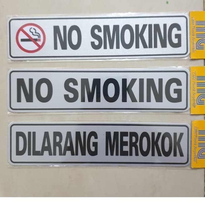 

Stiker Sticker Tempel edisi No Smoking / Dilarang merokok