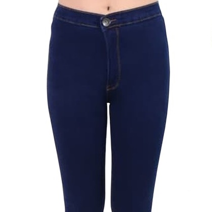 Celana Jeans HIGH WAIST / HW Jeans Pants Wanita Original - NAVY 002