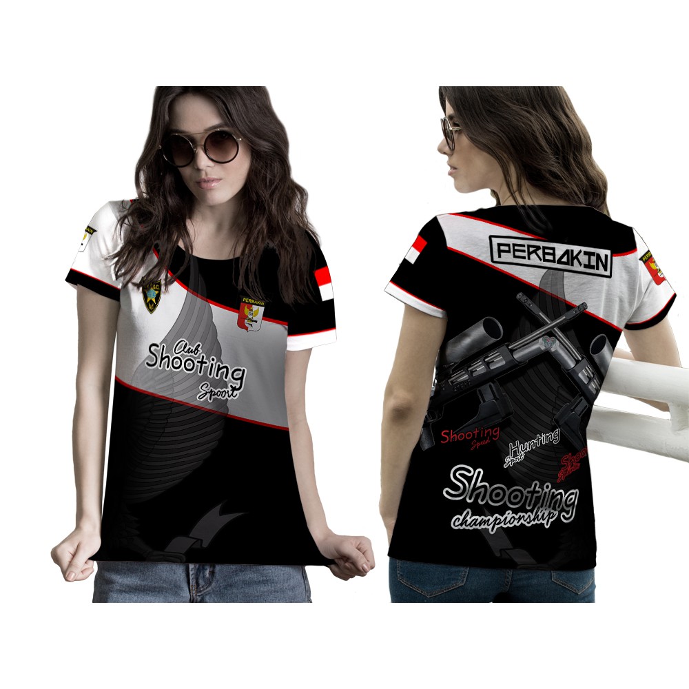 [Riashop] Kaos Perbakin | Kaos Perbakin Wanita | Kaos Perbakin Lengan Pendek