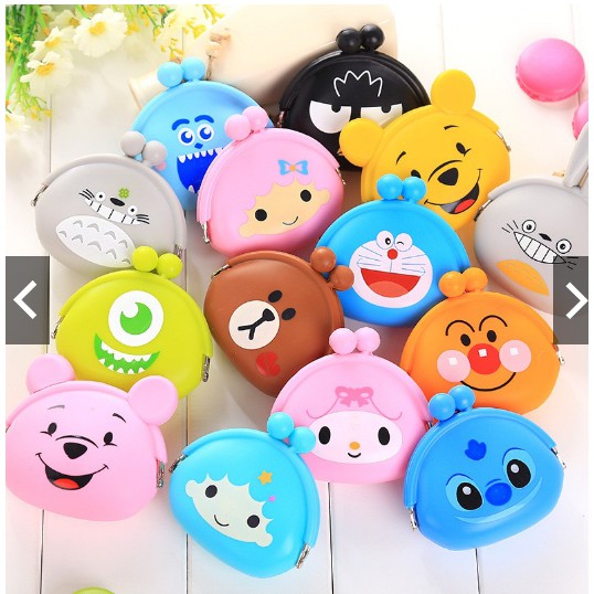 DOMPET KOIN KARAKTER LUCU JELLY SILICON PROMO