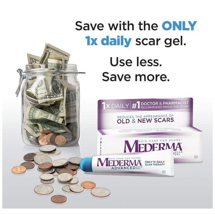 Mederma Advanced Scar Gel - 1X Daily 20 Gram