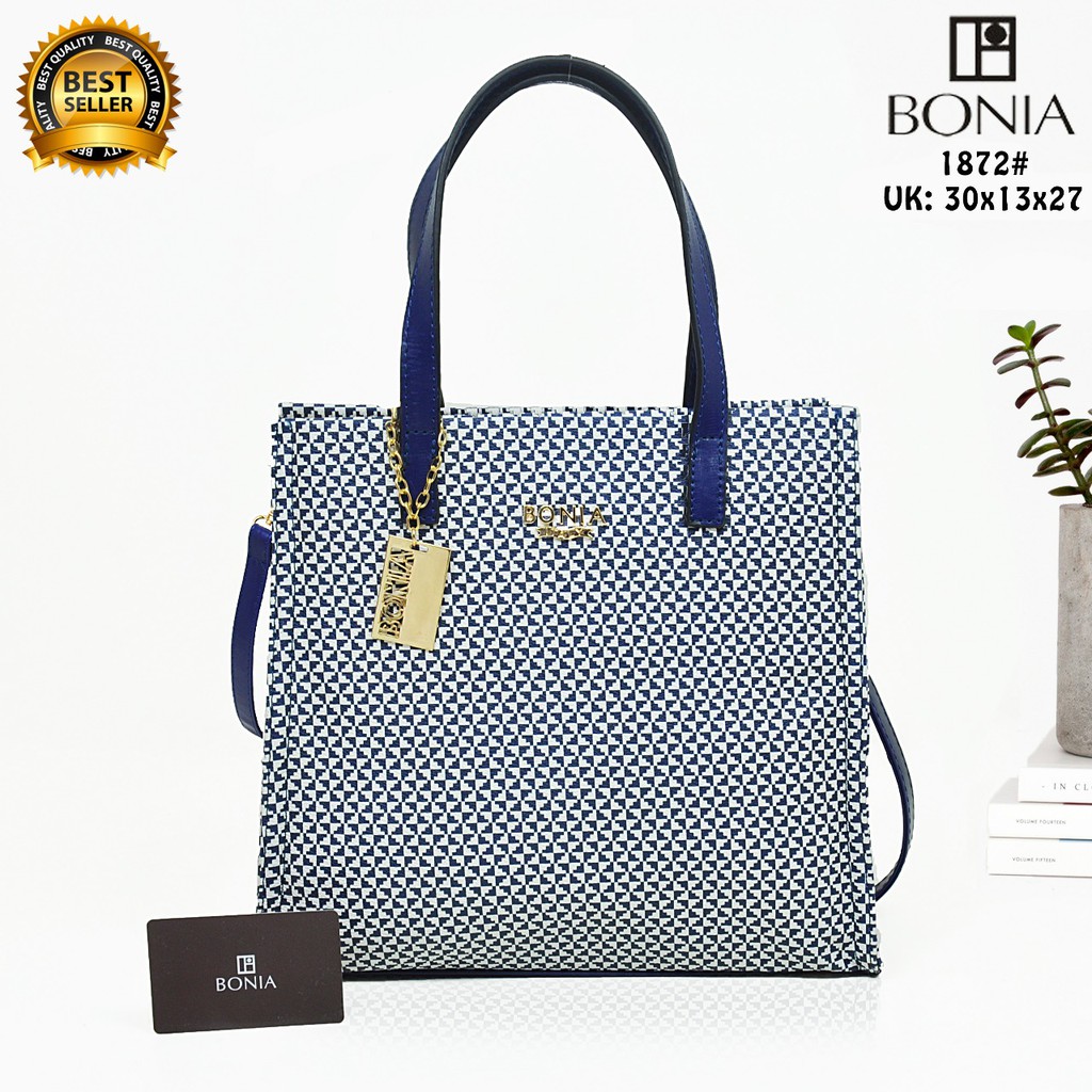 TAS BONIA SMALL TOTE 1872 LAV TAS TOTE BAG TAS IMPORT TAS BATAM IMPORT BAG