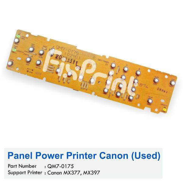 Tombol Control Panel Power Printer Canon MX397 MX377, Panel Board mx377 mx397