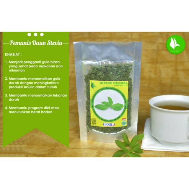 

Teh Stevia Pemanis Alami